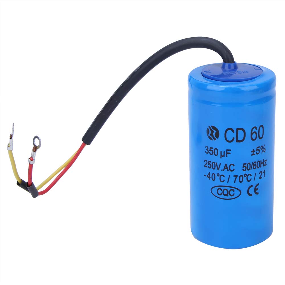 Buy CD60 Run Capacitor, 350uf 250V 50/60Hz Motor Start Capacitor, for