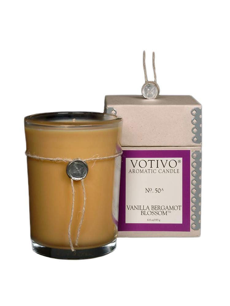 Votivo Aromatic Candle Vanilla Bergamot Blossom Amazon.in Home & Kitchen