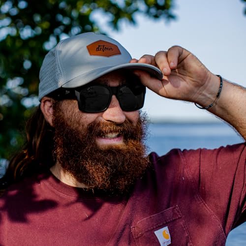 Detour Big Kahuna Sunglasses - XL Polarized UV400 Protective Matte Black Jet Black Unisex-Adults For Large Heads4