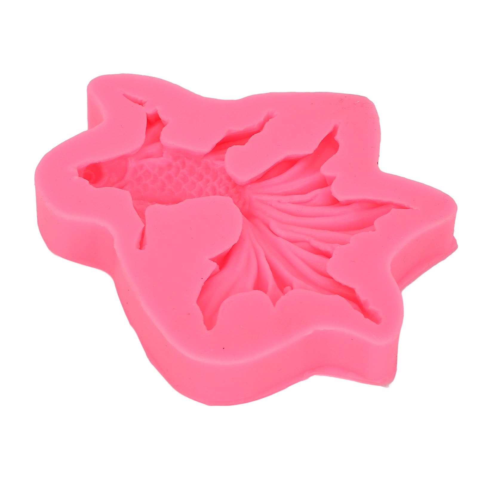 Koi Fish Silicone Chocolate Moulding, Non Stick Fish Shaped Silicone Moulding for Cake Decoration Crafts, with Easy Model Removal, for Fondant, Chocolate, Candy Making