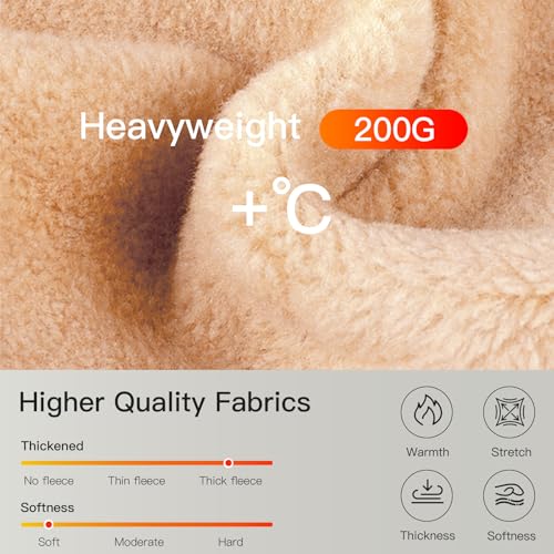 Image of Yilanmy Fleece Lined Tights Plus Size Fake Translucent Winter Warm Leggings for Women Control Top Thick Thermal Pantyhose