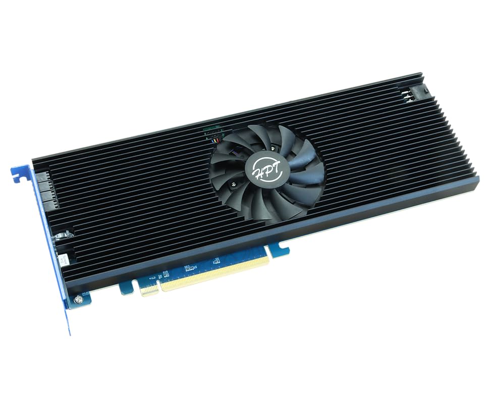 HighPoint Rocket 7608A PCIe Gen5 x16 to 8-M.2x4 NVMe RAID AIC