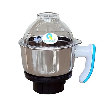 QemiQ Retail -Chutney(Small) jar Compatible with Preethi Zodiac/Zion/Zodiac 2.0 Mixer Grinders (700ml Capacity)