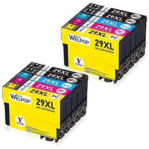 WELPOP Cartuchos tinta repuesto para Epson 29 29XL Multipack