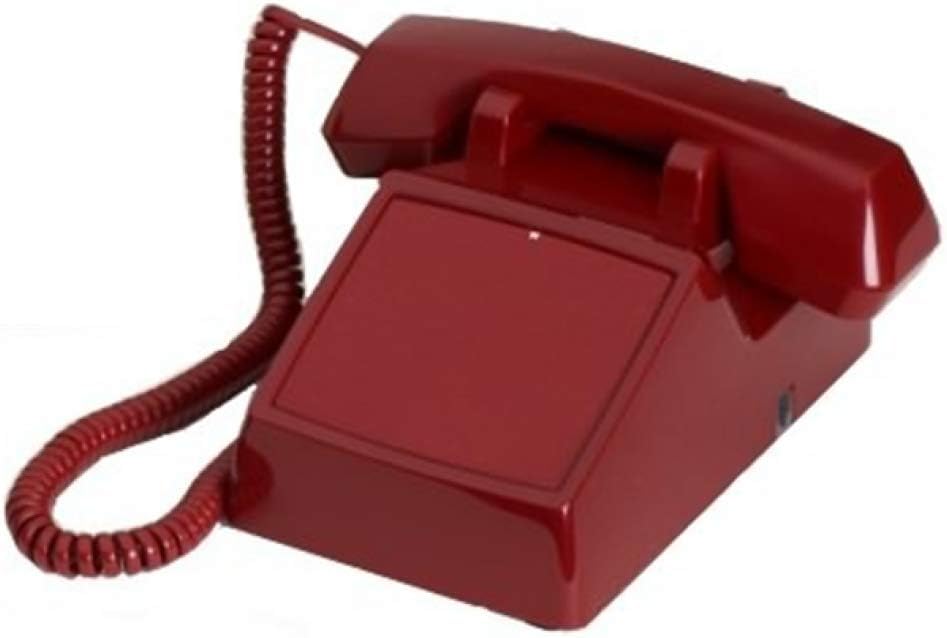 Industrial No Dial Hot Dialer (Auto Dial) Desk Phone – RED by HQtelecom