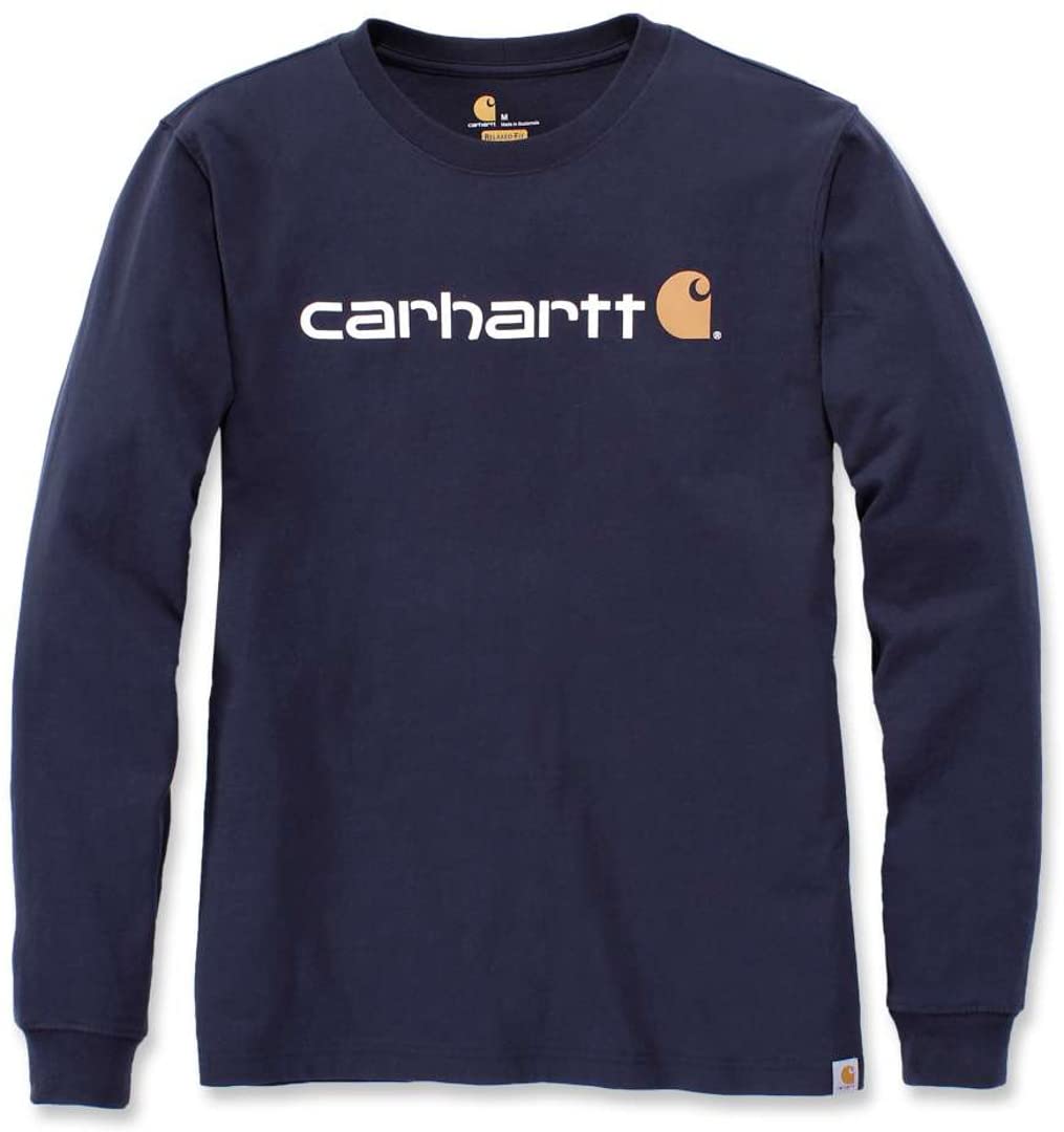 CarharttMen's Long-sleeve Workwear Signature Graphic T-shirt - Core Logo T-Shirt (pack of 1)
