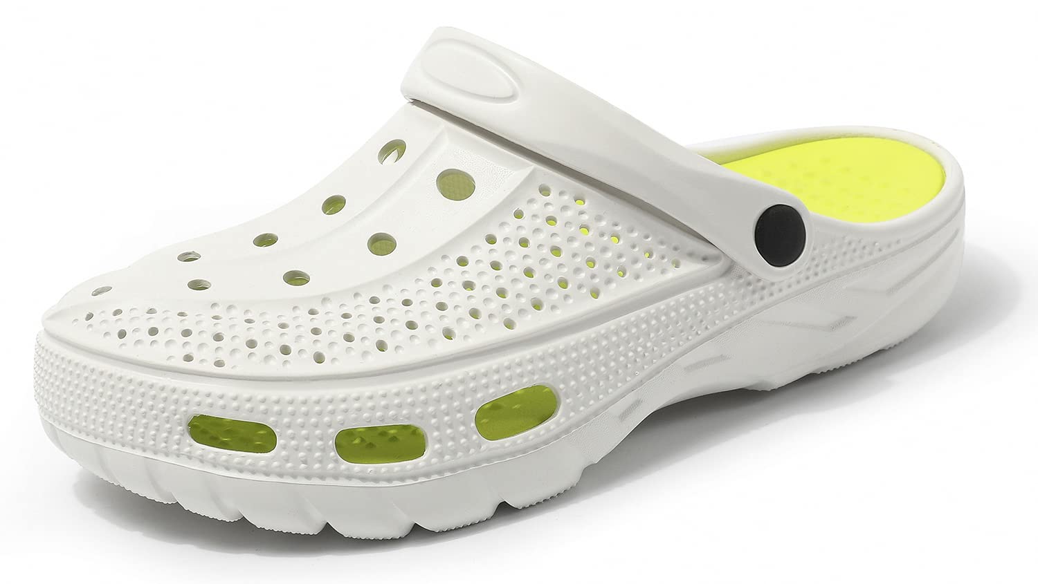 INMINPIN Zuecos Mujer Hombre Sandalias de Playa Respirable Ligeros Zapatos de Jardin Verano Antideslizante Zapatillas de Piscina con Soporte del Arco