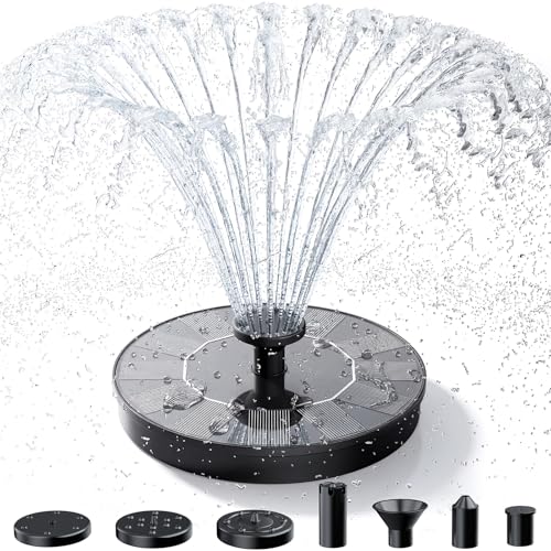 AISITIN Solar Fountain, Solar Bird Bath Fountains Pump...