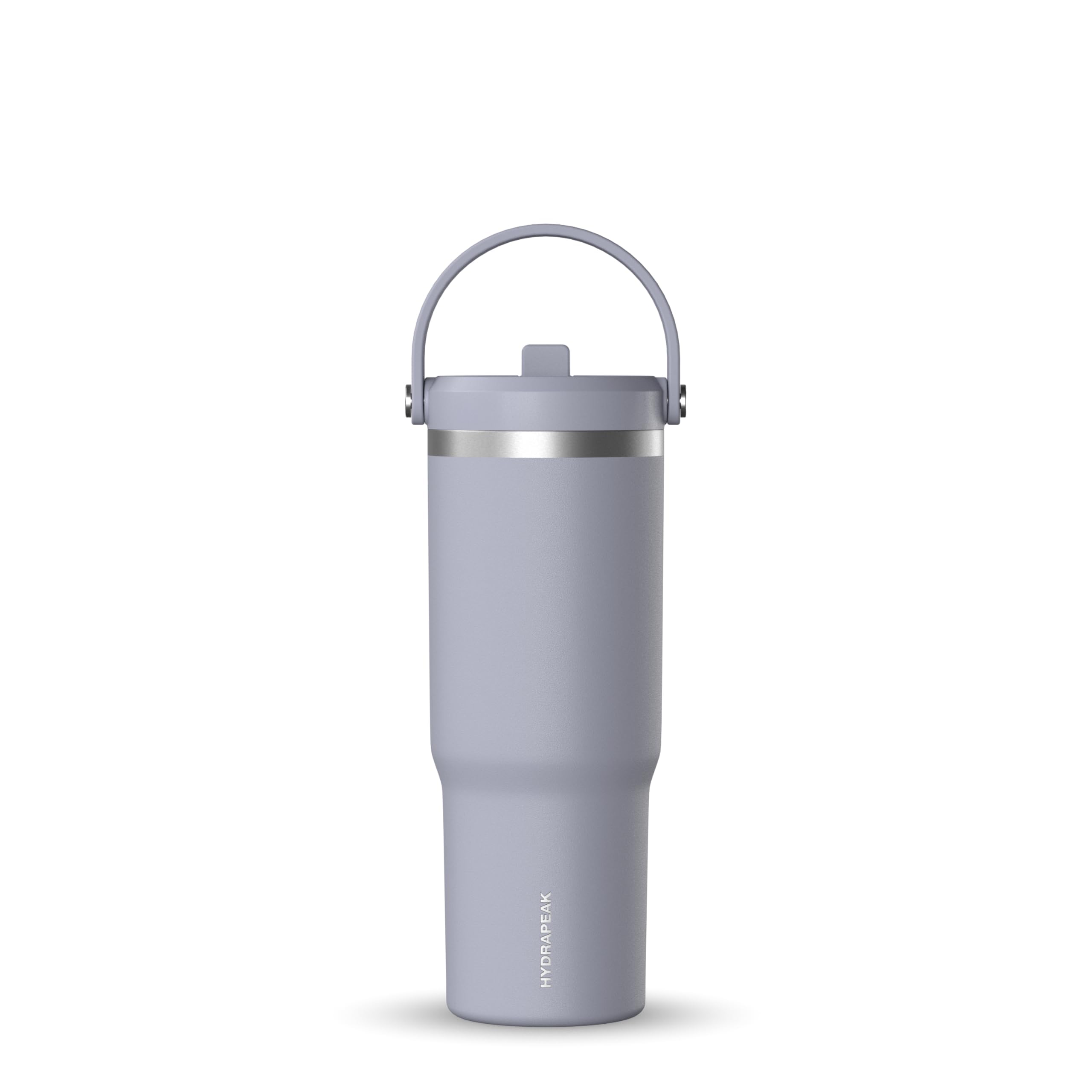 Hydrapeak Nomad 32oz Insulated Stainless Steel Travel Tumbler with Handle & Straw Lid, Leakproof, Cupholder Friendly, Keeps Drinks Cold 24 Hours, Reusable Bottle for Daily Hydration (Lilac Haze) — image 1