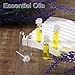 100PCS Empty Perfume Sample Bottles, Transparent Clear 1ml 1/4 Dram Empty Glass Sample Vials, Mini Glass Refillable Samples Vial Containers with Clear Cap for Aromatherapy, Essential Oil, Fragrance