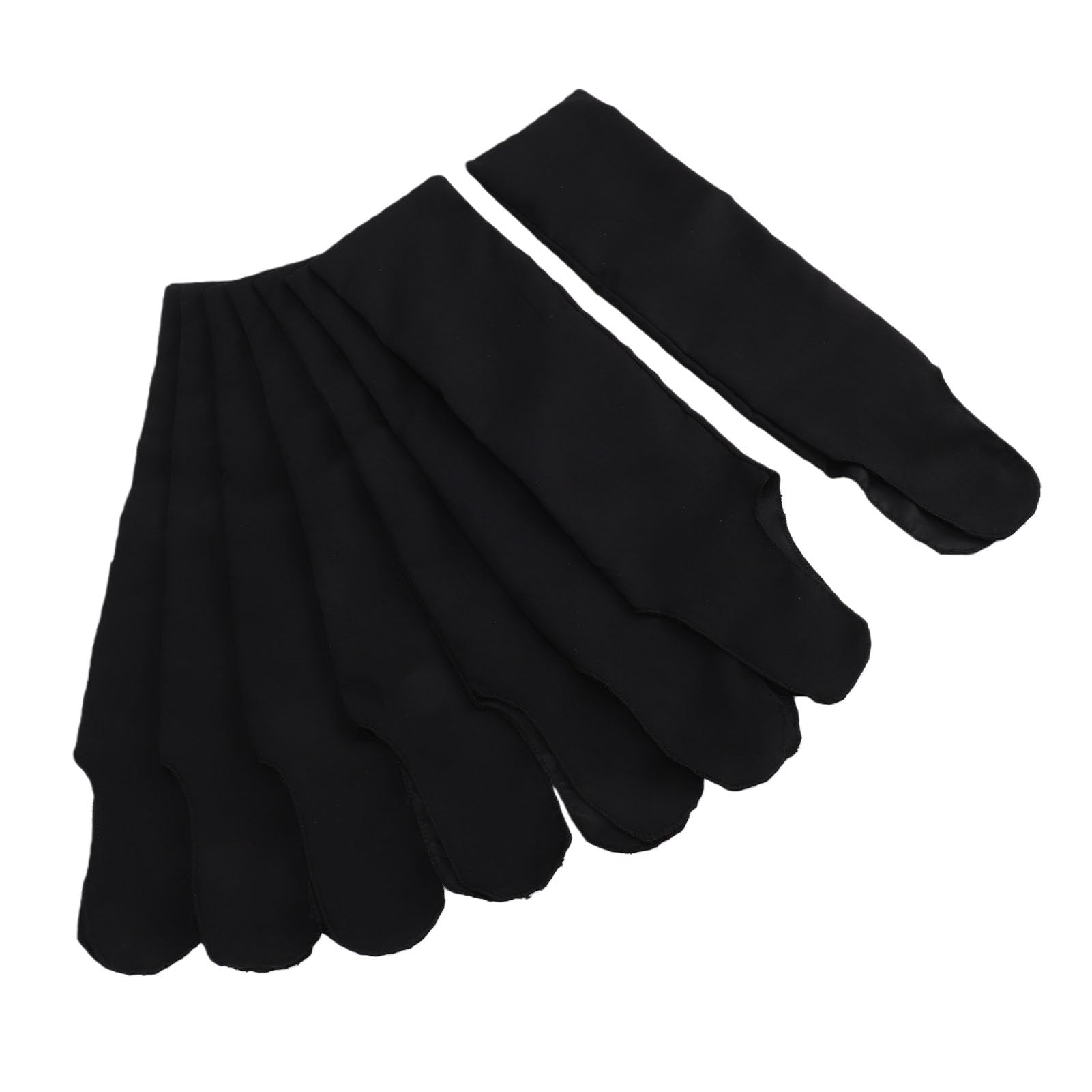 Confezione da 6 Protezioni per Criniera di Cavallo, Realizzate a Mano in Nylon, per Proteggere da, Sole e Fango. Tessuto Lavabile e Cinghie Regolabili.