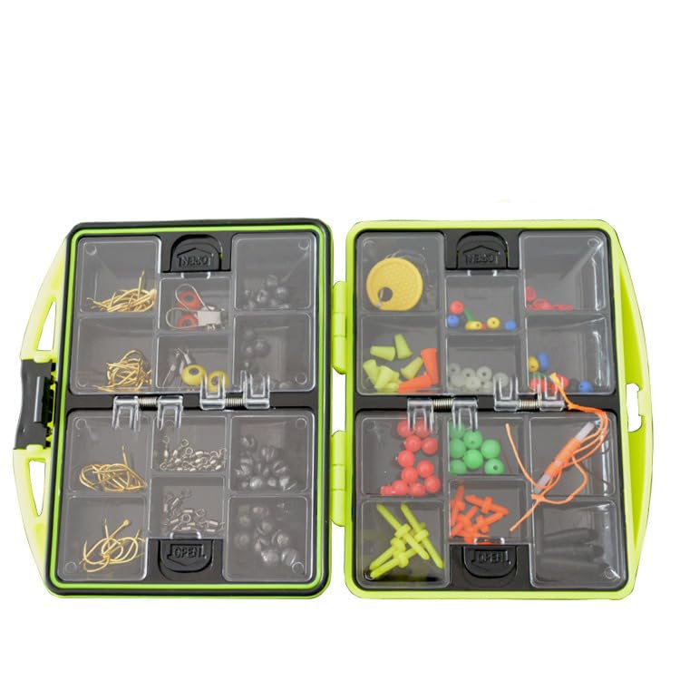 Kit de accesorios para pesca 184 piezas con caja organizadora miniatura 4