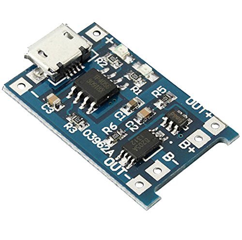 DaoRier Lithium-Akku Batterie Charger 1 STK. Mini USB 18650 Ladegerät Schutz Modul 5V 1A