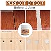 All Purpose Wood Filler, Wood Repair Kit, Quick Drying Wood Filler Putty, Quickly Repairs Holes, Cracks Of Window, Wooden Furniture, Floor, Door, Interior/Exterior, Paintable & Stainable - View #12