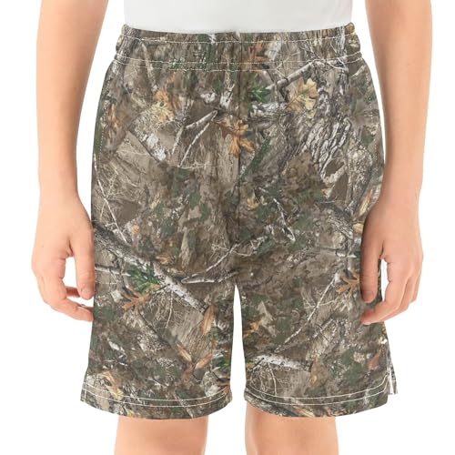 Fisyme Boys' Shorts Summer Beach Casual Sweat Athletic Shorts with Pockets2