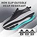 Men's Orthopedic Breathable Running Shoes: Comfort Plantar Fasciitis Heel Spurs Arch Support Orthotic Lightweight Athletic Sneakers, Supportive Gym Training Fashion Wear Walking Shoes Black Size 10.5