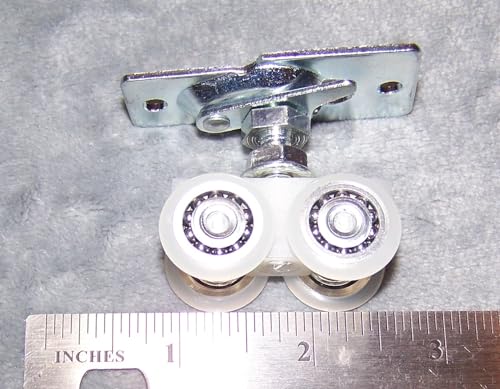 Plantation Shutter Track Rollers - 4 Ball Bearing Wheels - Thumbnail 3