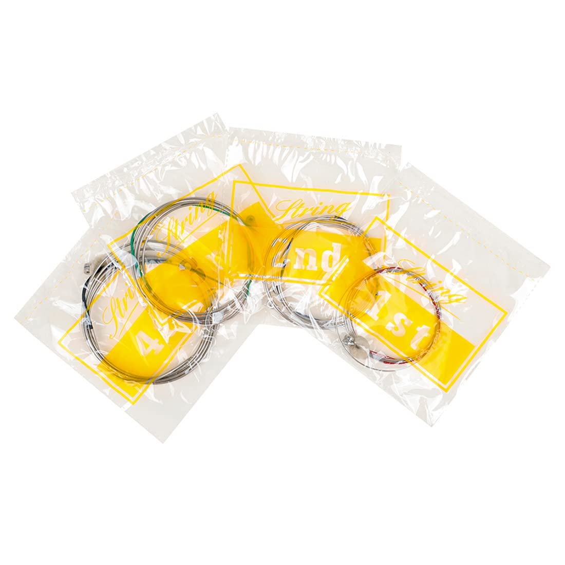 4 Pz/Set Corde Doppie Corde 4/4 3/4 1/2 1/4 1/8 Dimensione 1 2 Rd 3 4 St Contrabbasso Strings