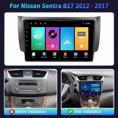 Autorradio Android Auto para Mazda5 con procesador de 4 núcleos 2