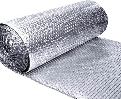 Image of Livshine Double Reflective Aluminum Foil Heat Insulation 8MM (1.2x5 Mtr) Thick Bubble Shield, Reflective Window Insulation Radiant Barrier Roll for Windows and Roof Weatherproofing (1.2Mtr x 5Mtr)