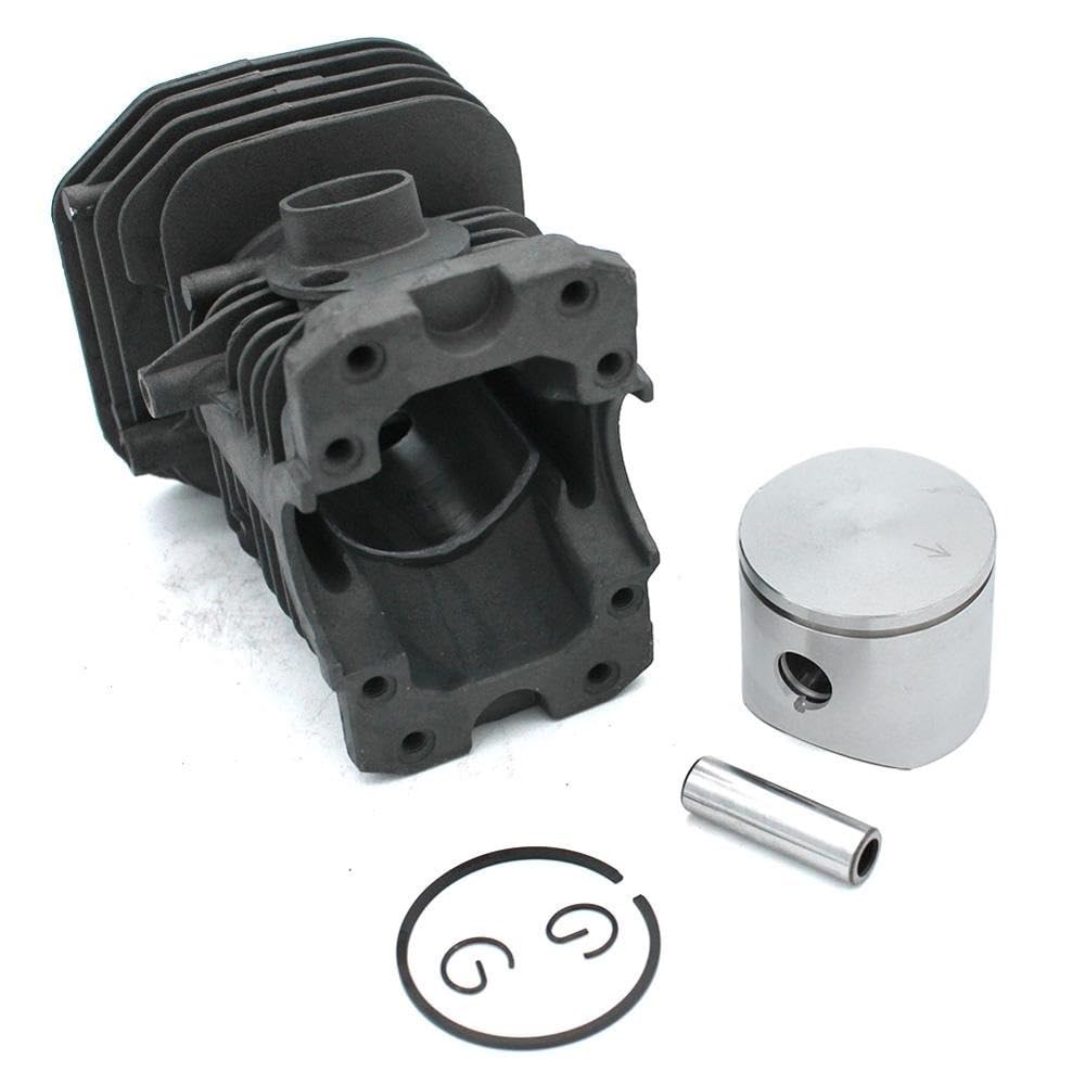 Kit Pistone E Cilindro Per Motosega A Benzina 142 – Diametro 40 Mm, Lega Di Alluminio E Acciaio Cromato, Ricambio Completo E Durevole