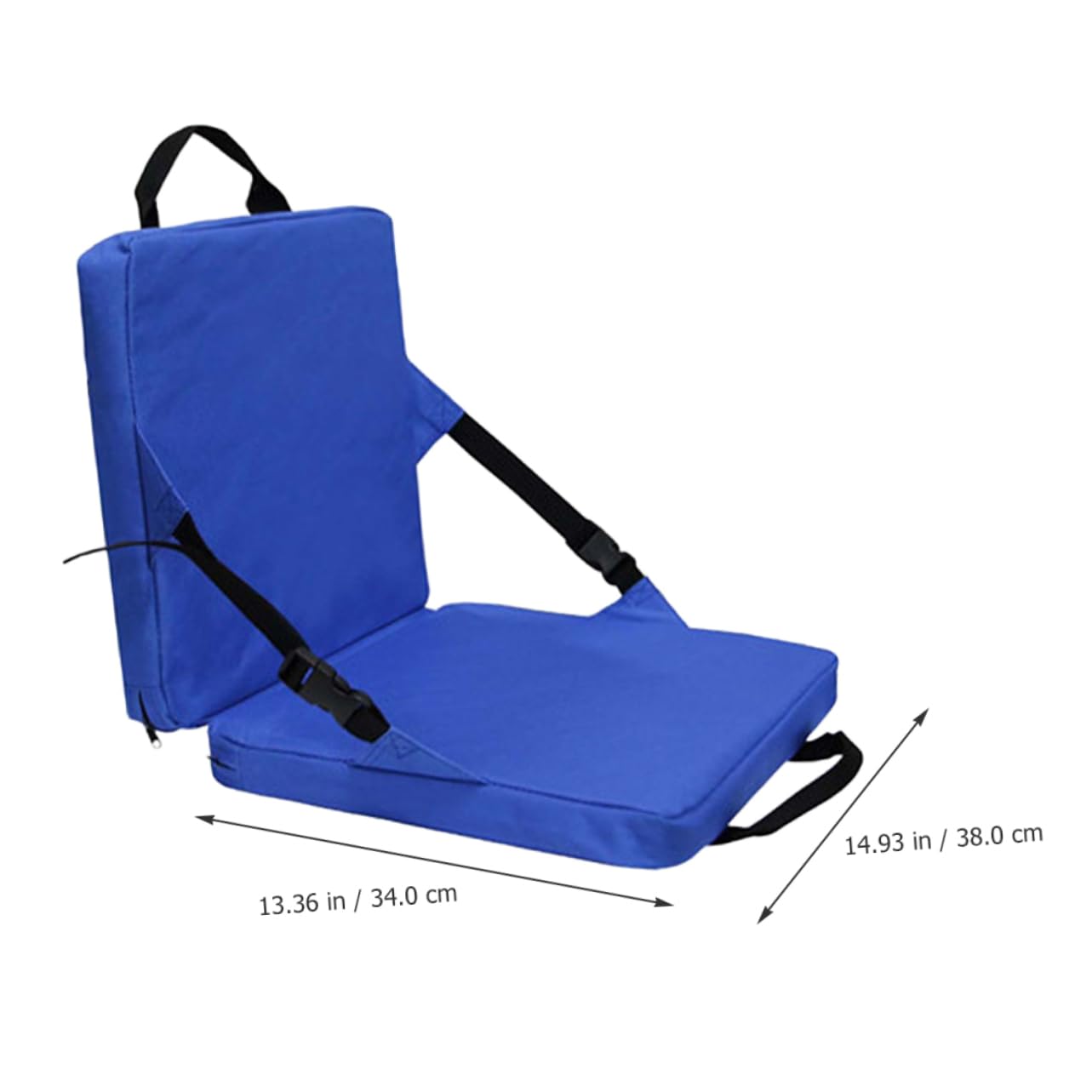 GOOHOCHY Foldable Garden Chair Cushion Comfortable Outdoor for Camping Beach Fishing Wear-Resistant Material