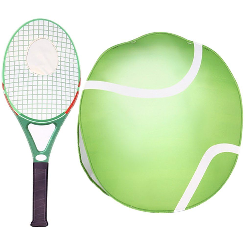 Costume Cosplay Tennis – Déguisement Couple Drôle Pour Halloween, Fête – Polyester, Taille Unique Adulte