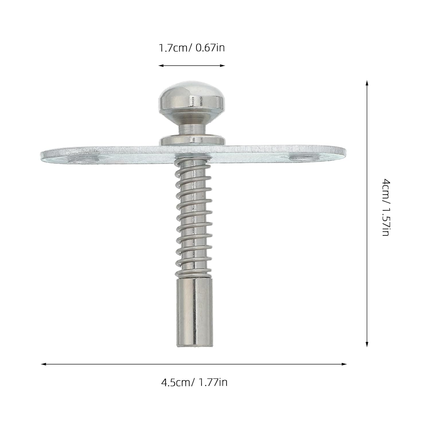 5pcsCrib Assembly Screws and Bolts, Adjustable Locking Pins, Barrel Nuts for Baby Beds, Spring Loaded Safety Latch Pins for Crib Hardware Repair