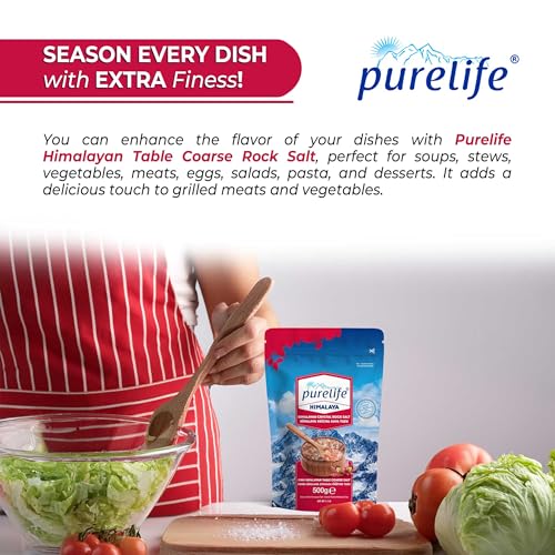 Purelife Kosher Coarse Himalayan Pink Salt - Organic Himalayan Salt From Iron-Rich Himalayan Mines | Gourmet Natural Crystal Rock Salt With Minerals For Salt Mills & Grinders thumb #4