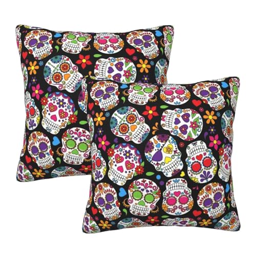 Wynrib Day Of Dead skul cat X[s[ Jo[ 2Zbg vbV Jo[  BWbp[ \tg XNGA NbV Jo[ z[ JE` \t@[ peBI Qp JE`Ɂi18"x18" j