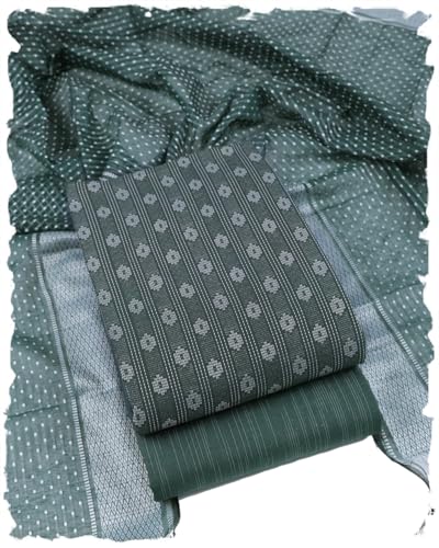 Image of Sun Fashion And Lifestyle Pure Cotton Unstitched Frabic Set - Salwar Suit With Stylish Dupatta (TBD242)