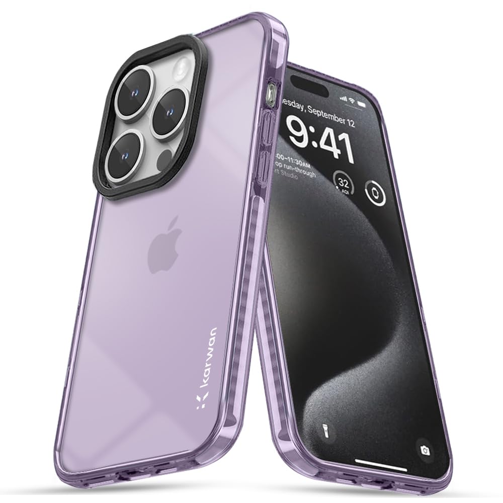 KARWAN®iPhone 15 Pro Back Cover |Polycarbonate Material| Full Camera Protection |Perfectly Fit| Case for iPhone 15 Pro - Purple (B0D6Z24GYD) Amazon Price History, Amazon Price Tracker