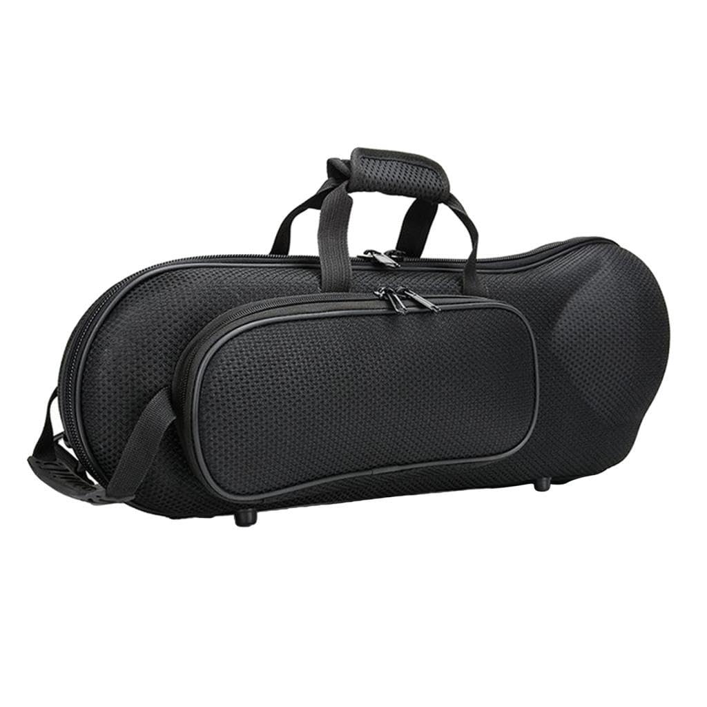 Borsa Professionale per Tromba Oxford con Morbida Sacca in Cotone, Custodia Rigida in Schiuma, Design Leggero per Strumenti in Ottone, in Tessuto Oxford