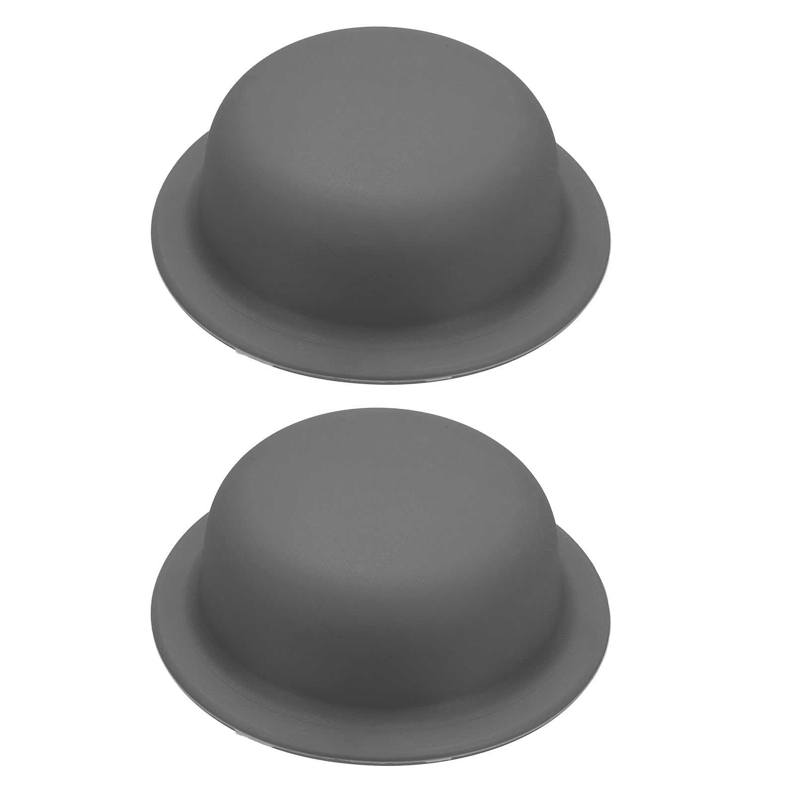 sourcing map 2Pcs Silicone Pot Lid Covers, Universal Pot Lid Top Knob Heat Resistant Pots Handle Caps for Kitchen Cookware, Safe Hold of Pots and Pans Lids, Grey