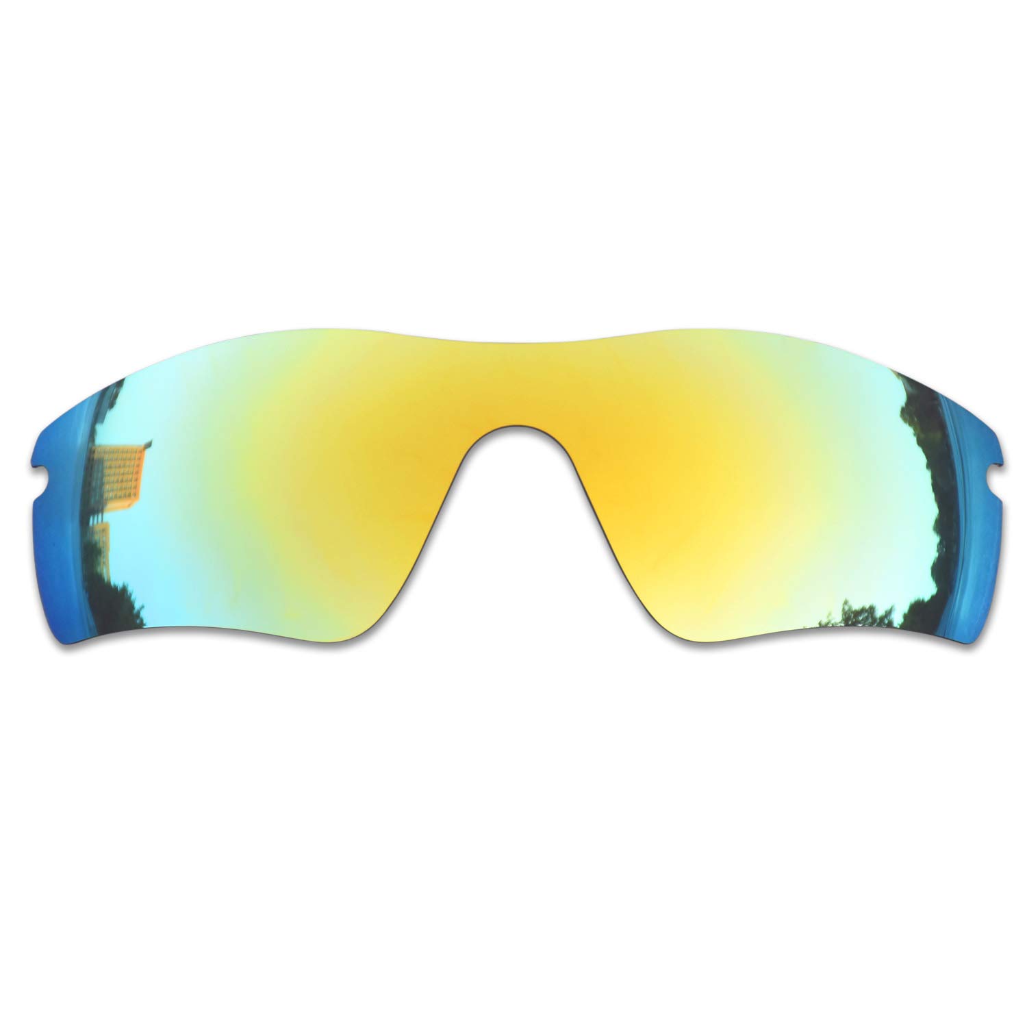 SOODASE For Oakley Radar Path Sunglasses Gold Polarized Replacement Lenses