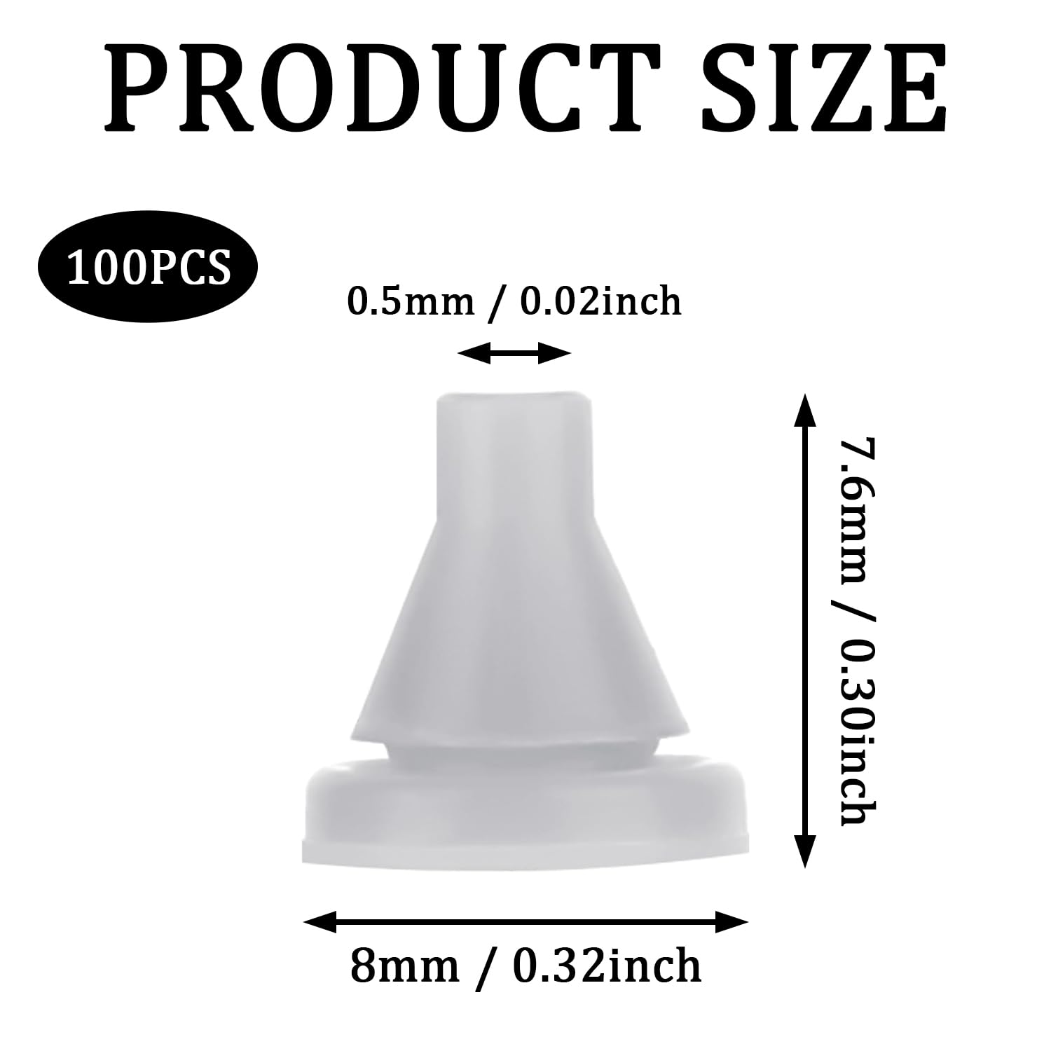 100 Pièces Buses De Douche En Silicone Gris - Remplacement Universel Pour Pommeau 4mm, Débit Optimal Et Économie