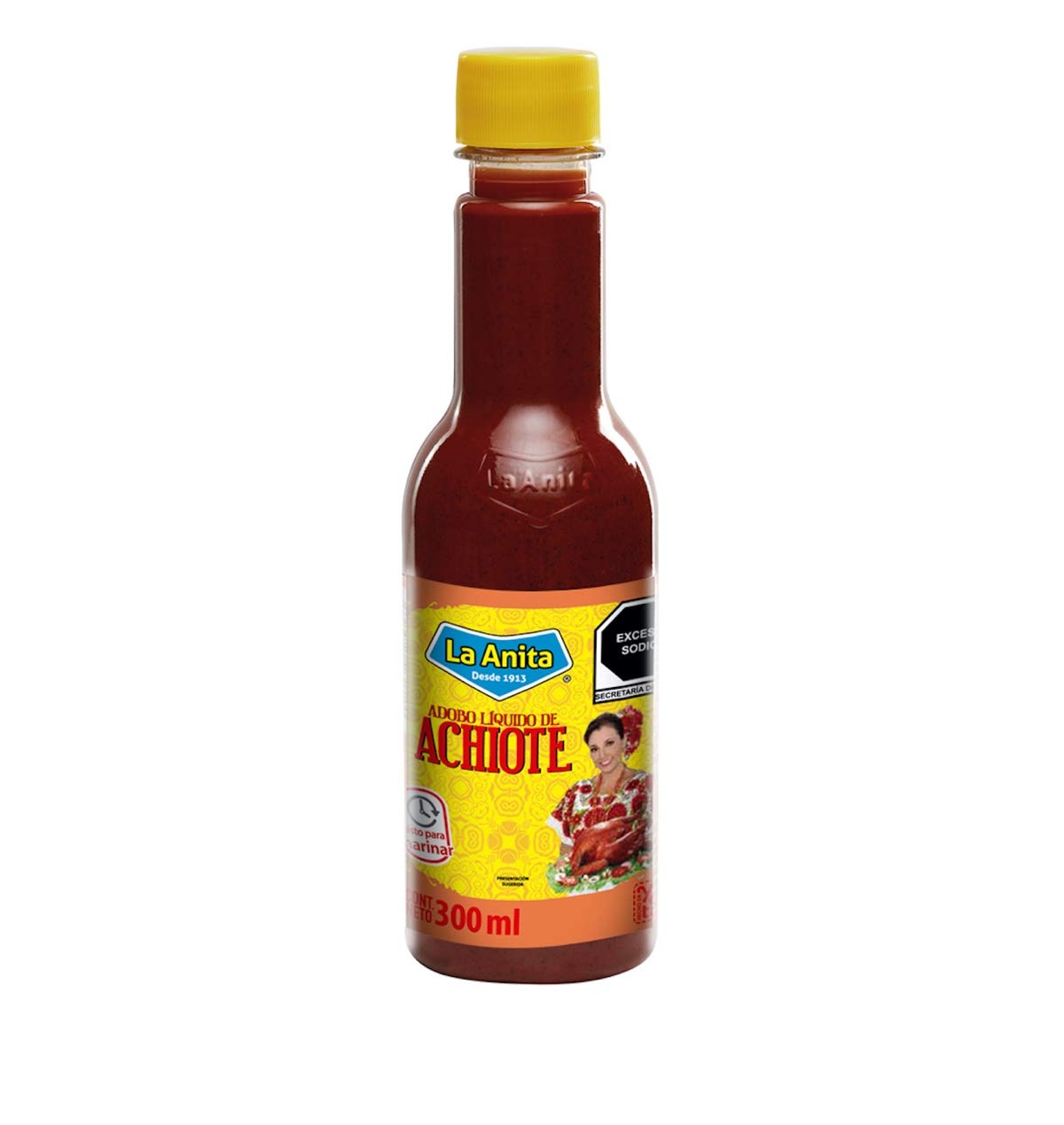 Achiote Marinade La Anita líquido 300 ml (paquete de 2)