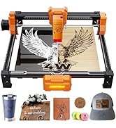 Acmer S2 Lasergraveermachine, 4 W, lasersnijder, laseruitgangsvermogen 36 W (4000 mw), werkgebied...