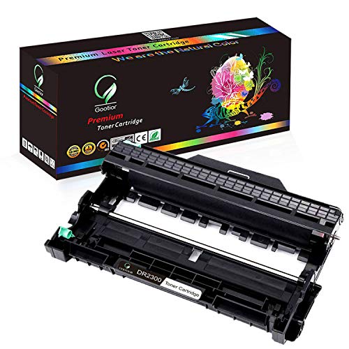 GOOTIOR DR2300 Kit Tambour pour Brother HL-L2300D HL-L2320D HL-L2340DW HL-L2360DN HL-L2360DW HL-L2365DW HL-L2380DW DCP-L2500D DCP-L2520DW DCP-L2540DN DCP-L2560DW MFC-L2700DW MFC-L2720DW MFC-L2740DW