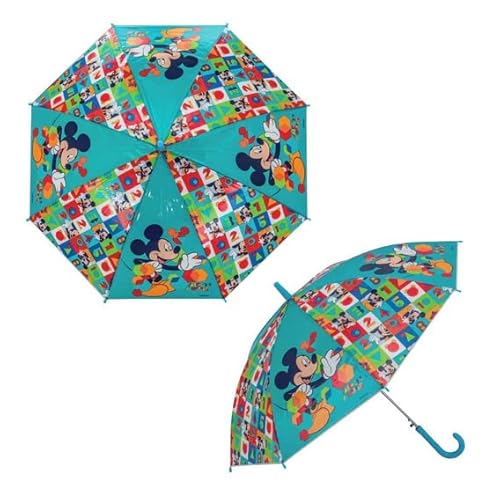 Guarda Chuva Infantil Mickey Mouse Disney Club House 48cm - Brizi