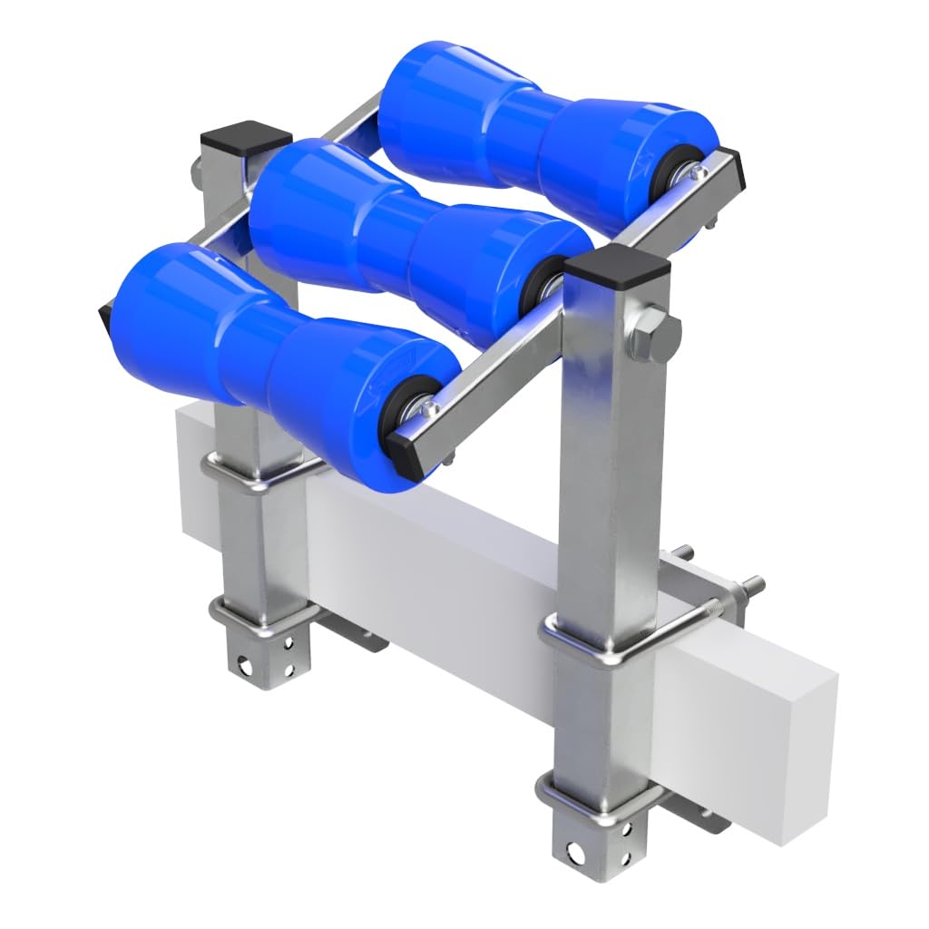 SUPROD Kielrollenwippe Slipwippe Sliphilfe Bootstrailer Auffahrhilfe Polyurethan RKKEZ-T-3-TPU
