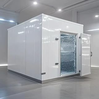 Energy-efficient Commercial Freezer, Walk-in Freezer with Reliable Temperature Control for Long-term Storage, Large Cold Storage Space for Grocery Stores, Supermarkets, and Food Service Industry