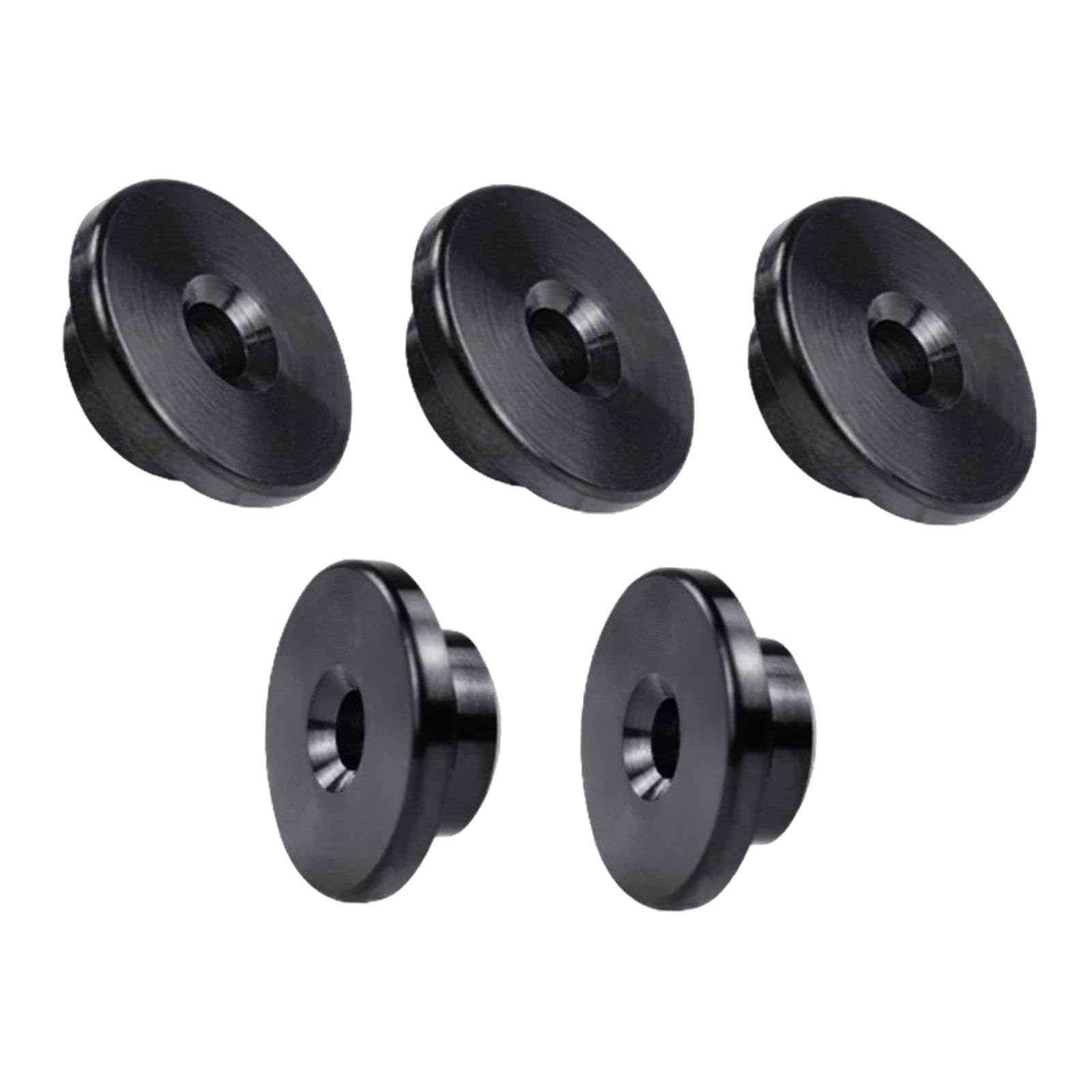 Fancyes 5Pcs Stainless Steel Protective Sleeve, Marine Grade Wear Resistant Practical Deck Hardware Protector Sleeves