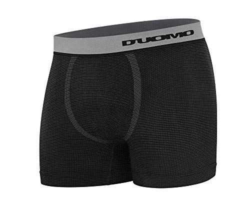 Duomo Boxer Conjunto de Cuecas 4 Peças, Masculino, Preto/Azul/Vermelho, G