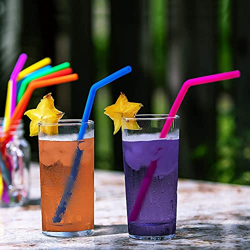 Reusable Silicone Drinking Straws - Set Of 5 - Bpa Free - Free Cleaning Brush Included - Work With 20 Or 30Oz Tumblers, Bubba & Yeti Mugs - Perfect For Smoothies #TOP7