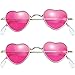 Produktbild 2 Brillen in Herzform rosa Gläser Brille Komplettbrille Unisex Liebe Liebesbrille
