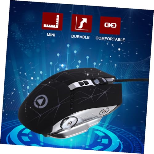Ratón gaming silencioso con cable USB e iluminación para PC 3