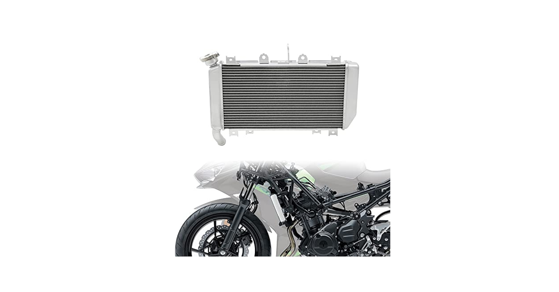 ラジエーターエンジン冷却フィット互換性 KAWASAKI NINJA ZX-6R