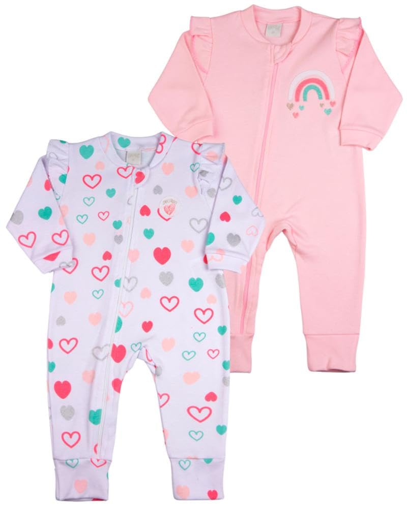 Macacao Bebe Menina Suedine Ziper Estampado e Liso Kit Macacão Suedine Algodao Coracoes 2 Pecas – Rosa em promoção! Veja a oferta e mais achadinhos de Bebês 2 Hoje é o melhor dia para comprar Macacao Bebe Menina Suedine Ziper Estampado e Liso Kit Macacão Suedine Algodao Coracoes 2 Pecas – Rosa com aquele preço maroto! Promoção! Aproveite a oferta! 2