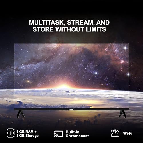 Image of Foxsky 127 cm (50 inch) Frameless Series 4K UHD QLED WebOS FS50GATV (Black)